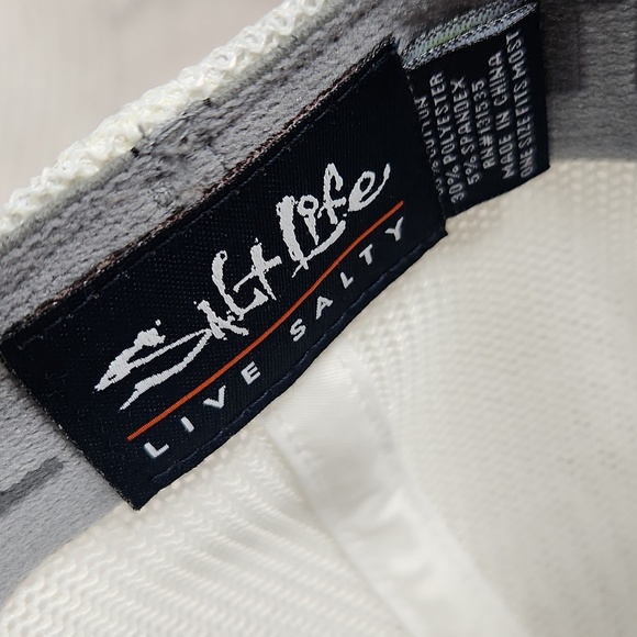 Salt Life Orange Flex Fit Hat - Picture 6 of 8